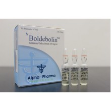 Alpha Pharma Болденон Boldebolin (10 ампул/250мг Индия)